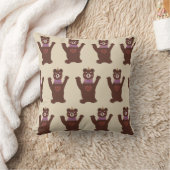 Lancer le coussin Ours Brown (Couverture)
