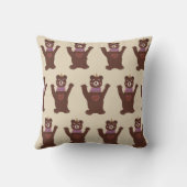 Lancer le coussin Ours Brown (Verso)