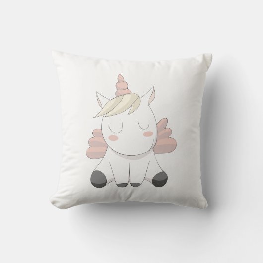 Lancer l'empreinte unicorne du coussin (Recto)