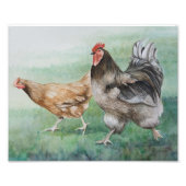 Lancer l'impression photo du coq et du pouce (Devant)