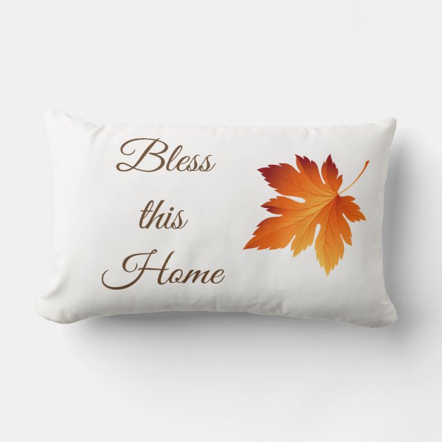 Lancer Oreiller Bless Cette Maison Lance Oreiller (Recto)