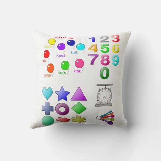 lancer oreiller décore enfants (Verso)