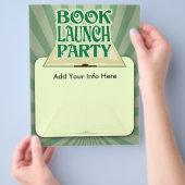 Lancering van het groene boek flyer (Hand)