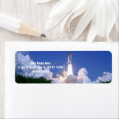 Lancering van Space Shuttle Etiket (Insitu)