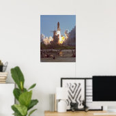 Lancering van Spaceshuttle Discovery (STS-41D) Poster (Thuiskantoor)