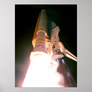 Lancering van Spaceshuttle Discovery (sts-92) Poster