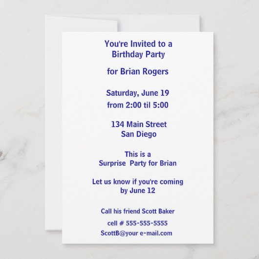 Lanceur avec un invitation d'explosion de grève (Dos)