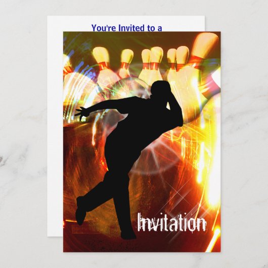 Lanceur avec un invitation d'explosion de grève (Devant / Derrière)