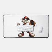 Lanceur de baseball Goofy Cat se prépare (Clavier et souris)