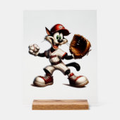 Lanceur de baseball Goofy Cat se prépare (Recto)
