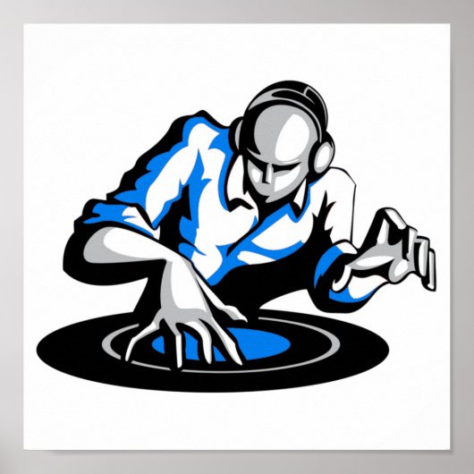 Lancez la fête DJ Poster (Devant)