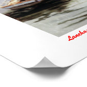 Lanchas de pesca/Vissende vaartuigen Poster (Hoek)