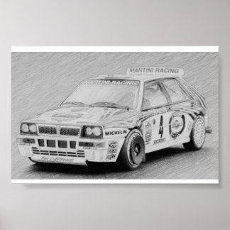 Lancia Delta Integrale Poster
