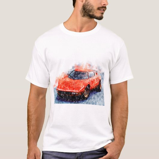 Lancia Stratos T-shirt (Voorkant)