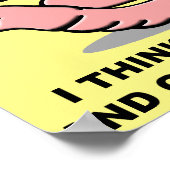 L'Ancien Oiseau Se Dort Dans Une Poster Drôle (Coin)