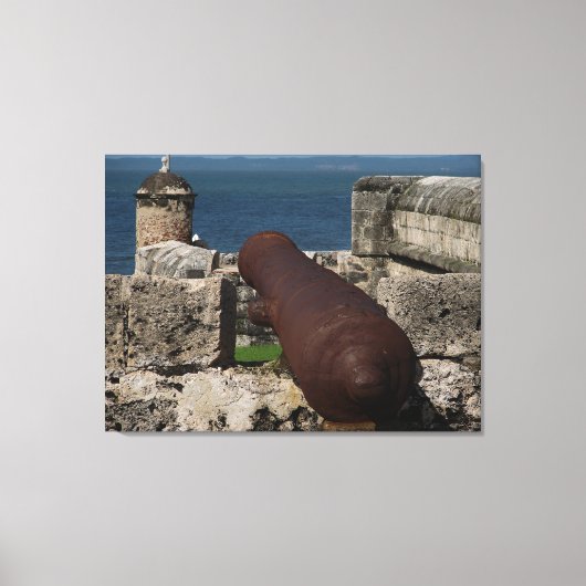 L'ancienne ville de Carthagène en toile (Recto)