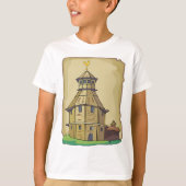 Land Barn House T-shirt (Voorkant)