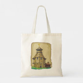 Land Barn House Tote Bag (Achterkant)