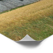 Land Barn-Poster Poster (Hoek)