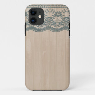 Land Barn Wood en Lace iPhone 11 Hoesje
