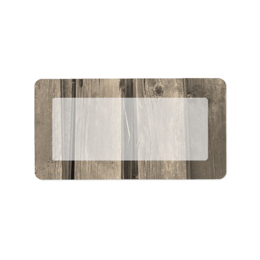Land Barn Wood Etiket (Voorkant)