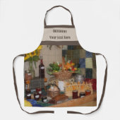 Land Beurs Boerderij Oogst Display Gepersonaliseer Schort (Voorkant)
