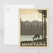Land Big Sky | Montana Briefkaart (Voorkant / Achterkant)