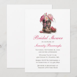 Land Bloemen Vrijgezellenfeest Western Cowboy laar Kaart