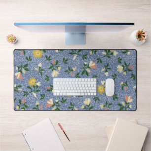 Land Blue Floral Bureaumat