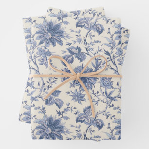 Land Blue Wrapping Paper