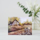 Land Boerderij Barn Rustic  Briefkaart (Staand voorkant)