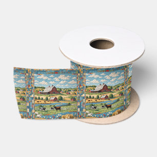 Land Boerderij Quilt Lint