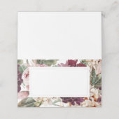 Land Boho Floral Weddenschap Place Cards (Buitenkant ongevouwen)