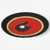 Land bord cichorei cartoon (Gekanteld)