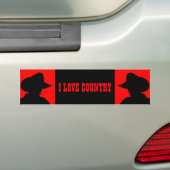 Land Bumpersticker (Op auto)