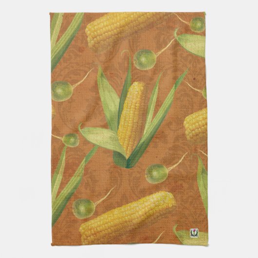 Land Bumpkins Corn Kitchen Towel 53086 Theedoek (Verticaal)