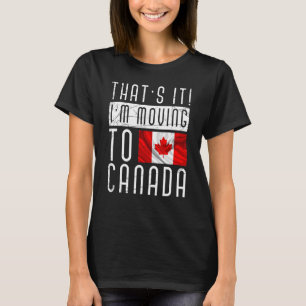 Land Canadese Vlag Esdoornblad Trots Canada T-shirt