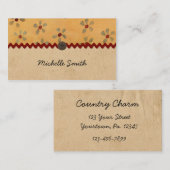 Land Charm Visitekaartje (Voorkant / Achterkant)