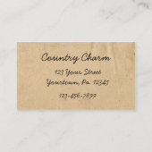 Land Charm Visitekaartje (Achterkant)