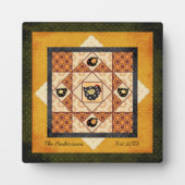 Land Chick Familienaam Plaque Fotoplaat (Voorkant)