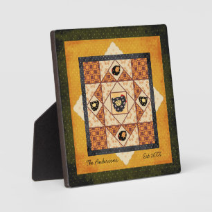 Land Chick Familienaam Plaque Fotoplaat