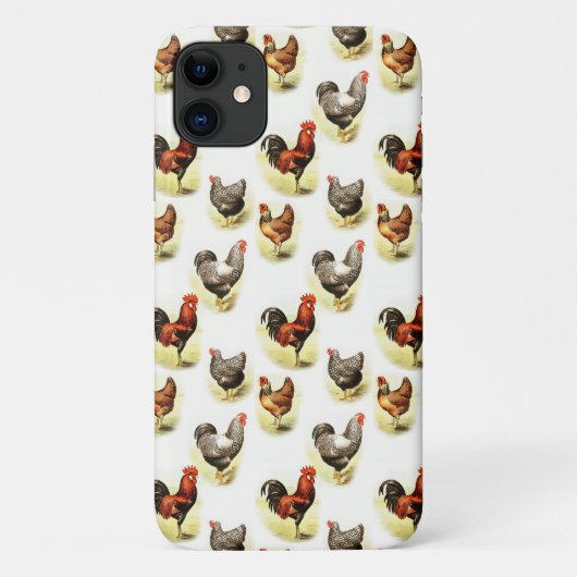 Land Chicken Pattern Case-Mate iPhone Case (Achterkant)
