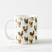 Land Chicken Pattern Koffiemok (Links)