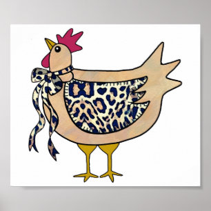 Land Chicken Poster