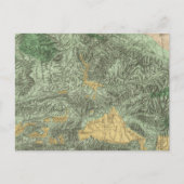 Land Classification Map van Californië Briefkaart (Voorkant)