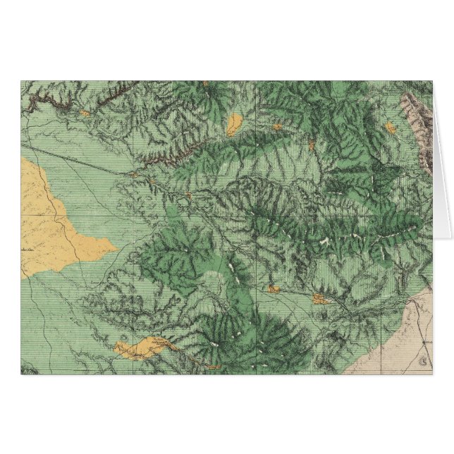 Land Classification Map van Zuid-Californië (Voorkant Horizontaal)