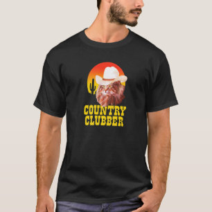 Land Clubber Cowboy Pet Cat Land Western Mu T-shirt