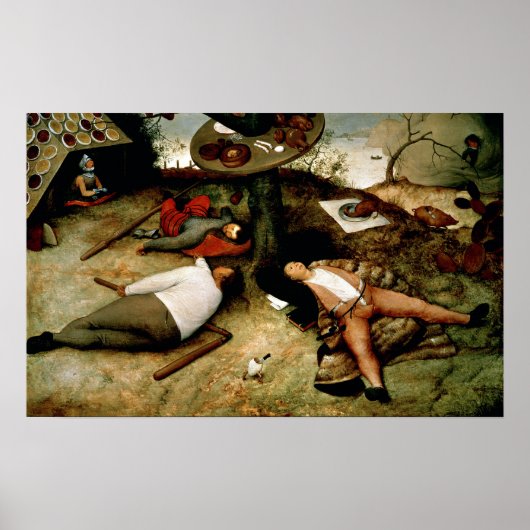 Land Cockaigne, 1567 Poster (Voorkant)