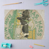 Land Cow-ontkoppelingstaal Tissuepapier (Craft)