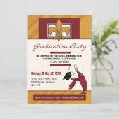 Land Crawfish Graduation Party Kaart (Staand voorkant)